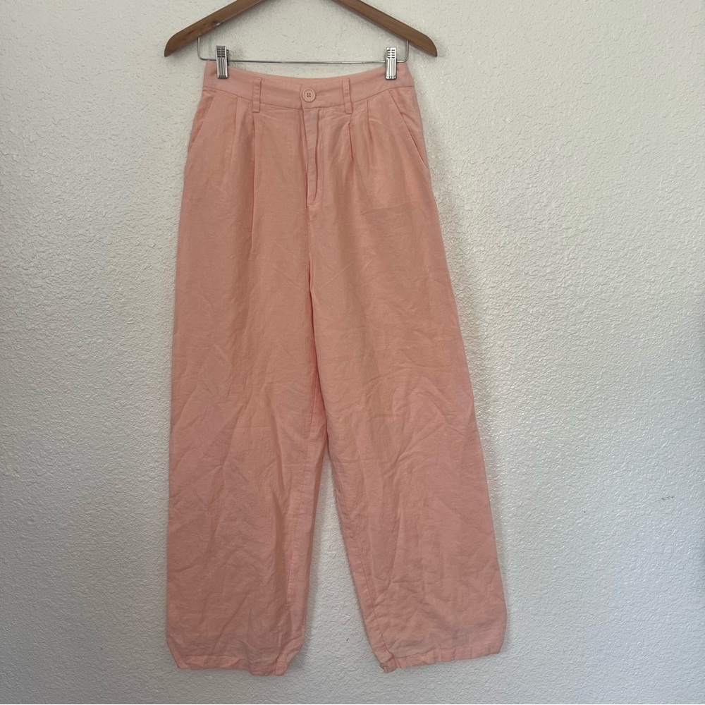 Lovers and Friends Light Pink Zippered Pants